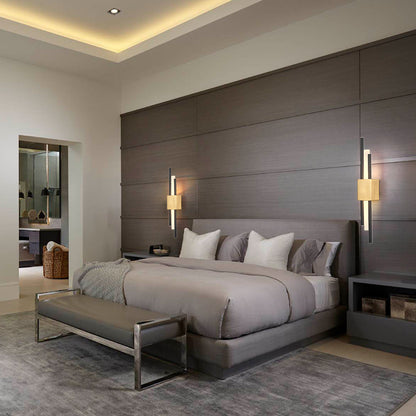 Modern Minimalist Iron Acrylic Indoor Wall Light | Sconara