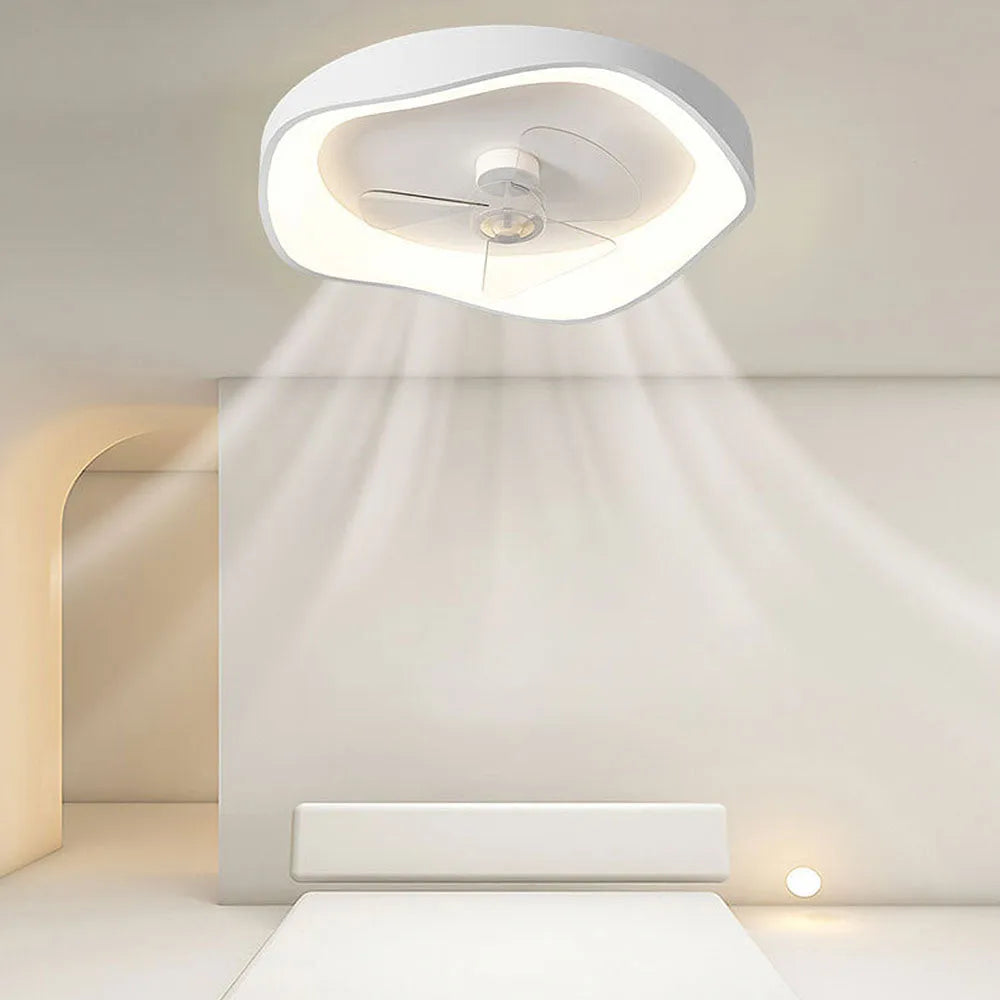 Modern Minimalist Iron Ceiling Fan Light Fixture | Varnico