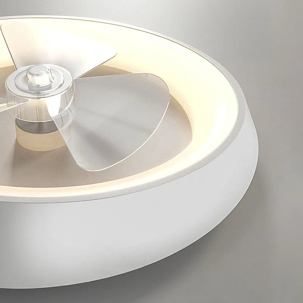 Modern Minimalist Iron Ceiling Fan Light Fixture | Varnico