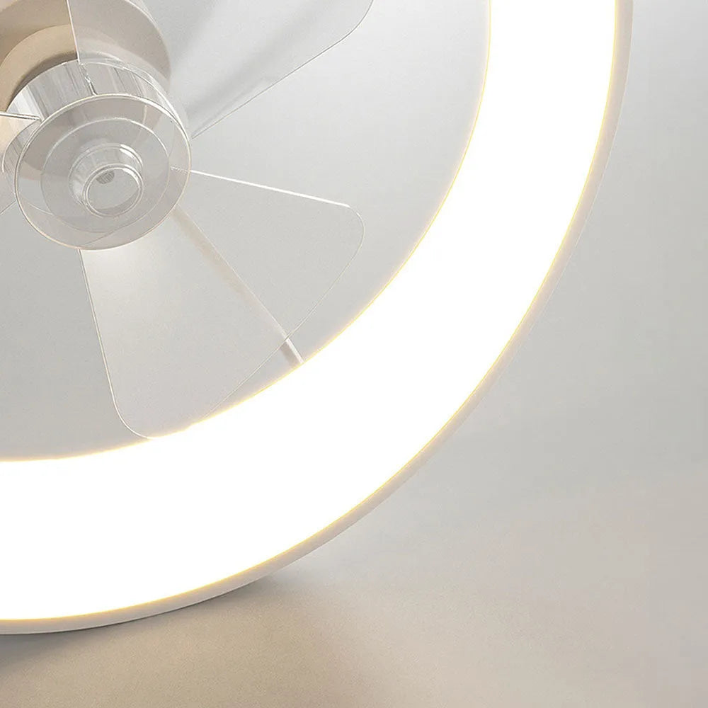 Modern Minimalist Iron Ceiling Fan Light Fixture | Varnico