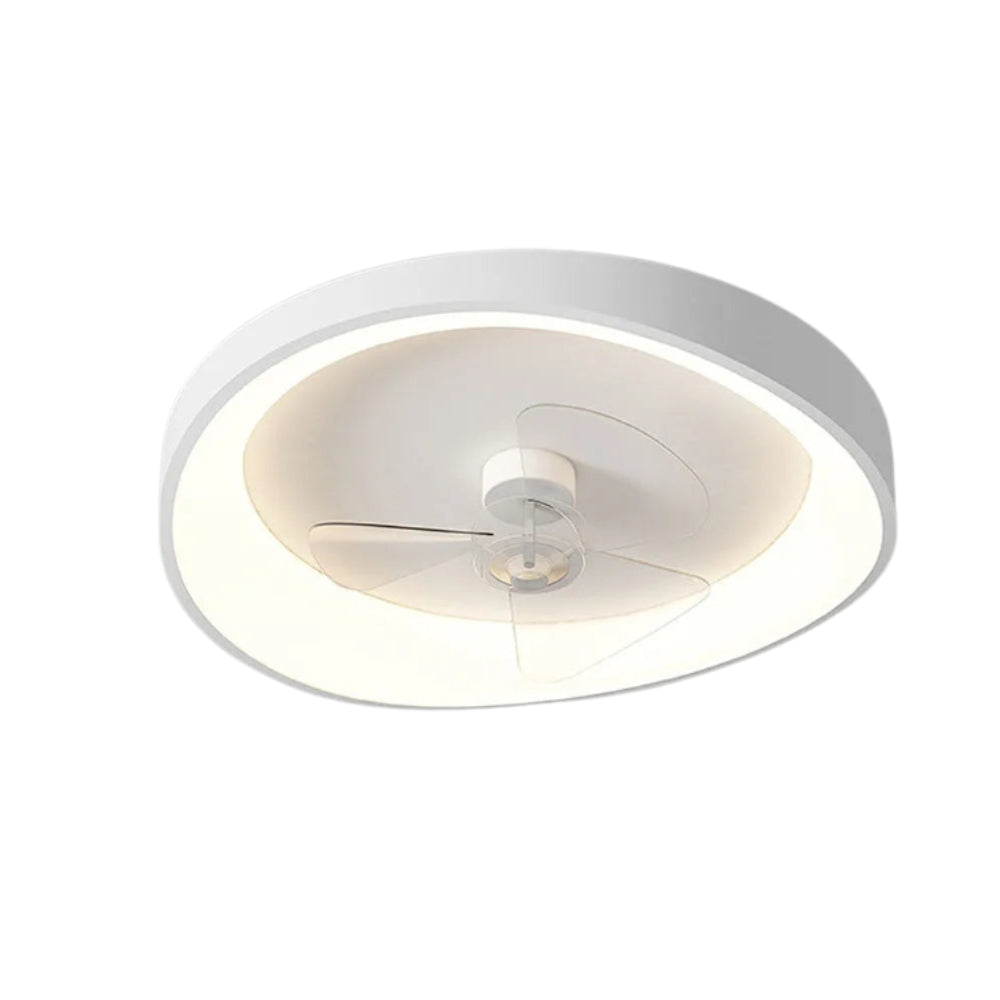 Modern Minimalist Iron Ceiling Fan Light Fixture | Varnico