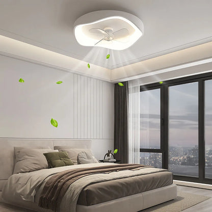 Modern Minimalist Iron Ceiling Fan Light Fixture | Varnico