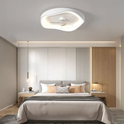 Modern Minimalist Iron Ceiling Fan Light Fixture | Varnico