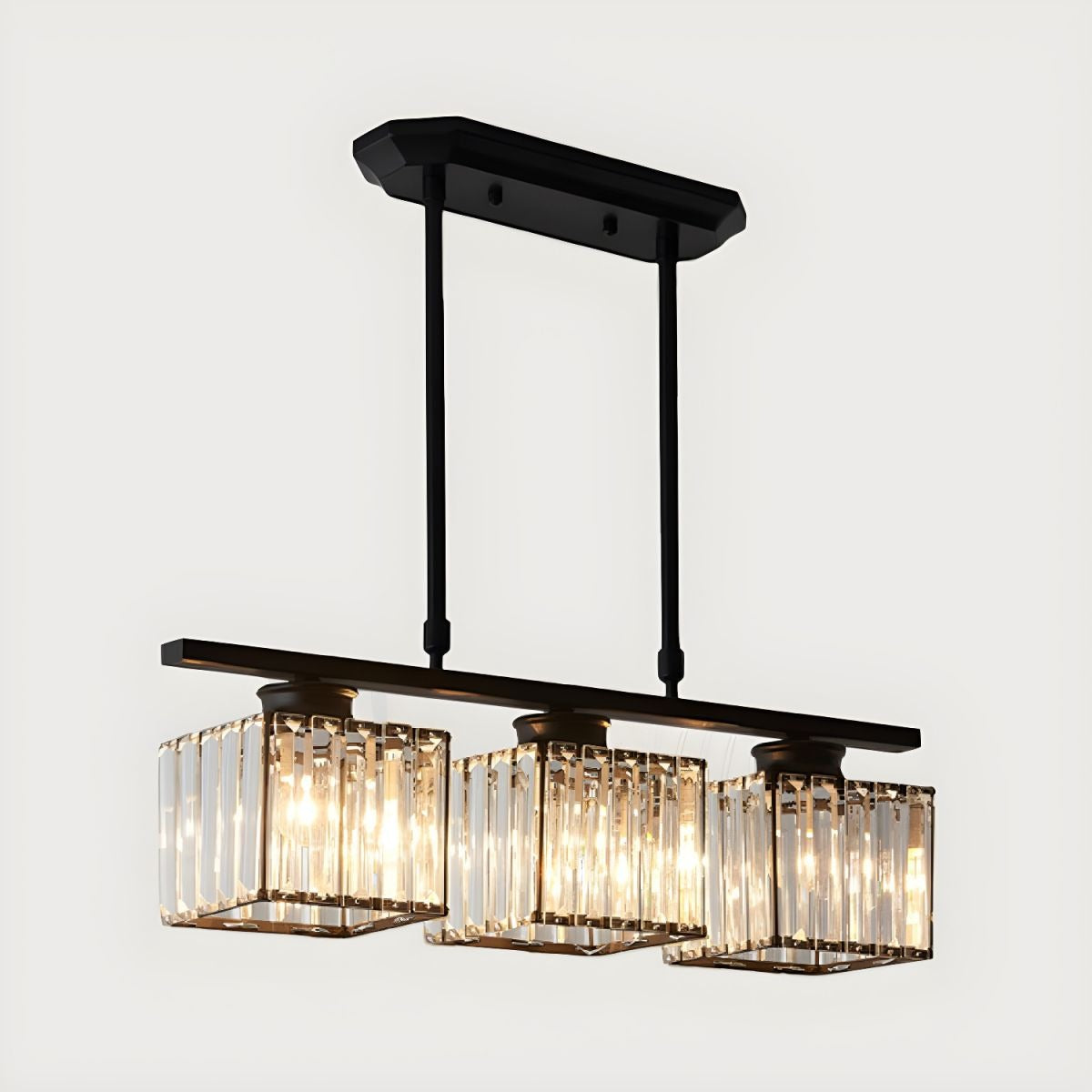 Modern Multi Head Glass Chandelier Dining Light | Velvaro