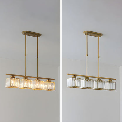 Modern Multi Head Glass Chandelier Dining Light | Velvaro