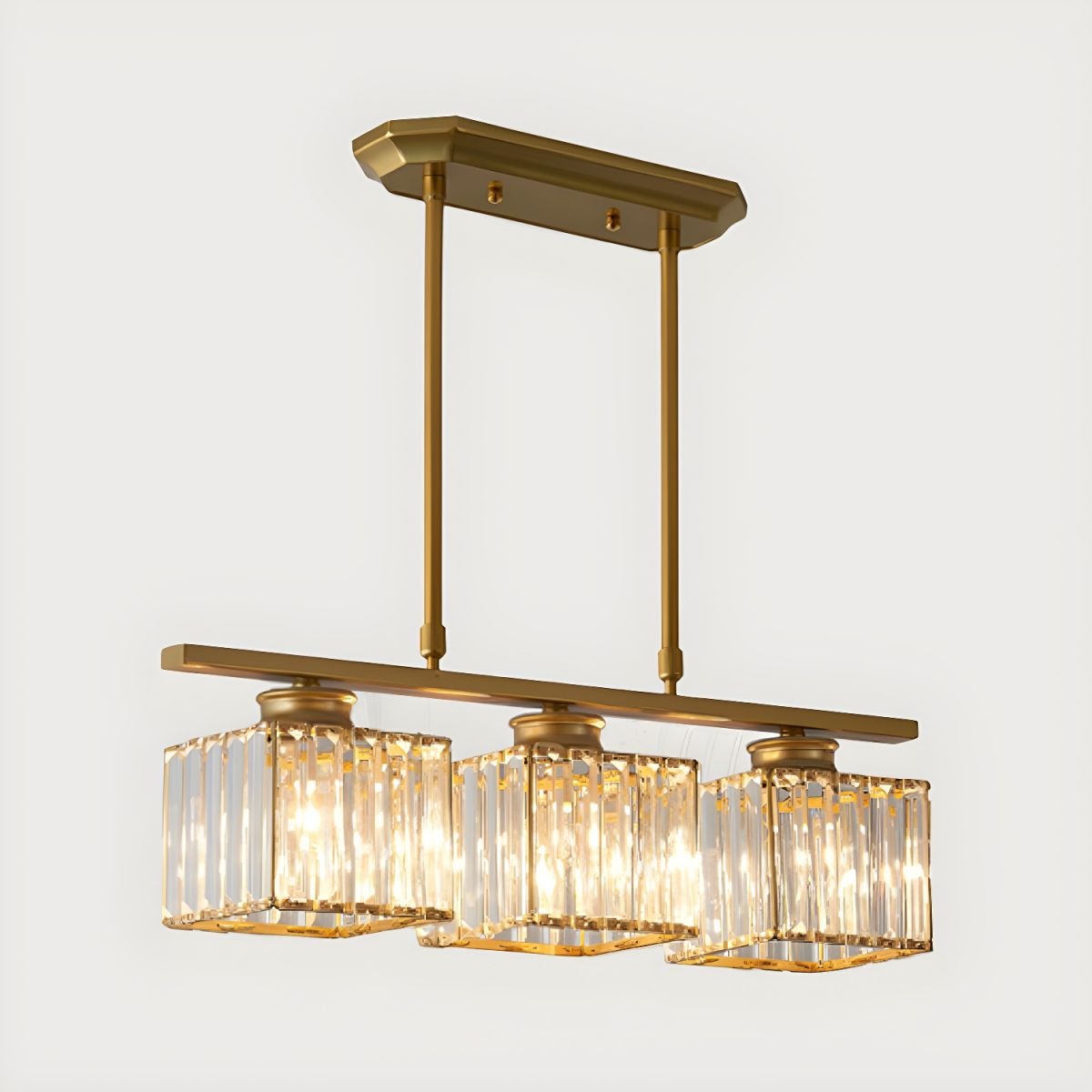 Modern Multi Head Glass Chandelier Dining Light | Velvaro
