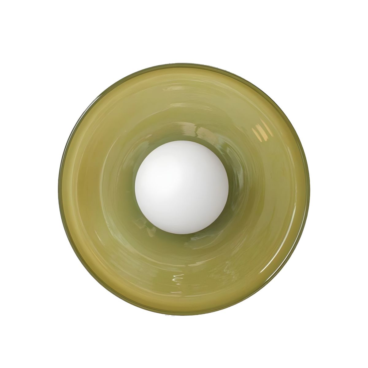 Modern Nordic Geometric Glass Ceiling Light Flush Mount | Lunvan