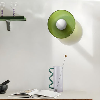 Modern Nordic Geometric Glass Ceiling Light Flush Mount | Lunvan