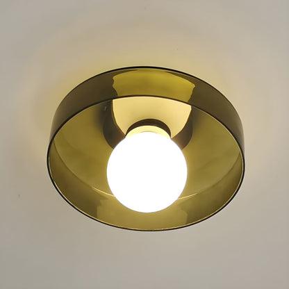 Modern Nordic Geometric Glass Ceiling Light Flush Mount | Lunvan