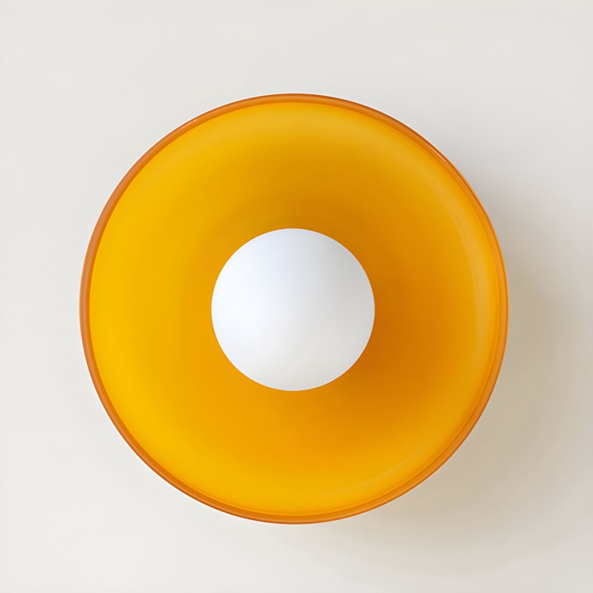 Modern Nordic Geometric Glass Ceiling Light Flush Mount | Lunvan