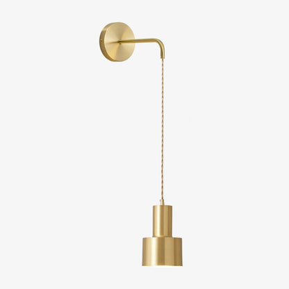 Modern Nordic Gold Metal Indoor Wall Sconce Light | Zarnova