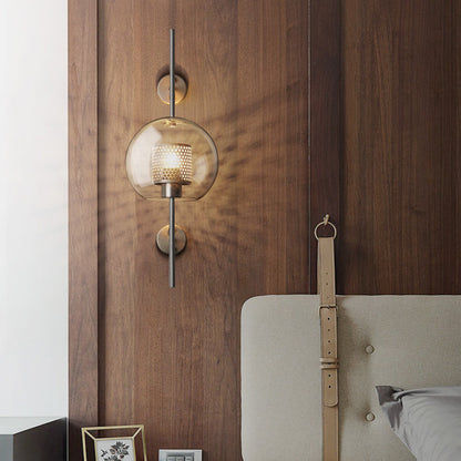 Modern Nordic Metal Glass Industrial Wall Light | Pelvino