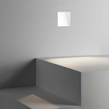 Modern Nordic Metal LED Sensor Recessed Wall Light | Sconva