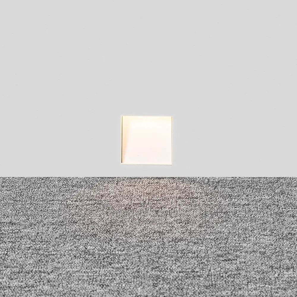 Modern Nordic Metal LED Sensor Recessed Wall Light | Sconva