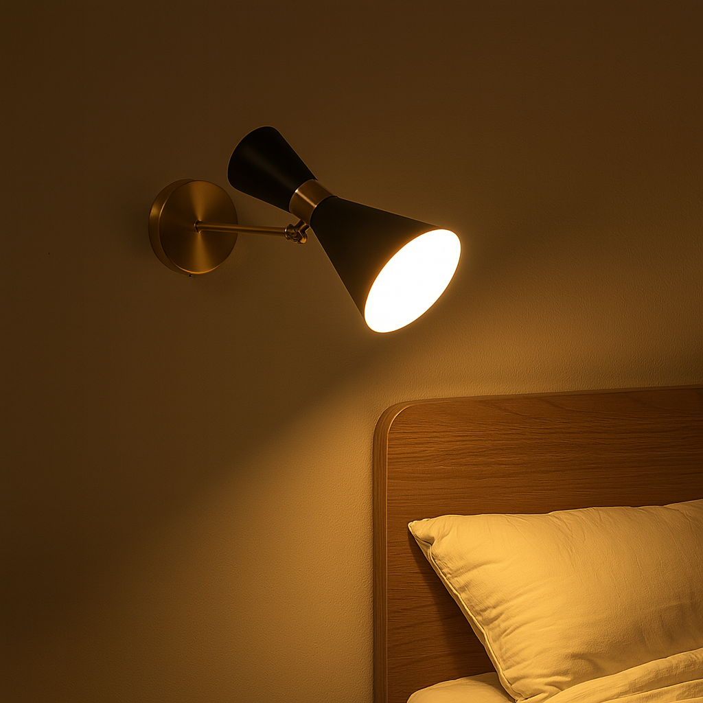 Modern Nordic Metal Wall Light for Living Areas | Wallara