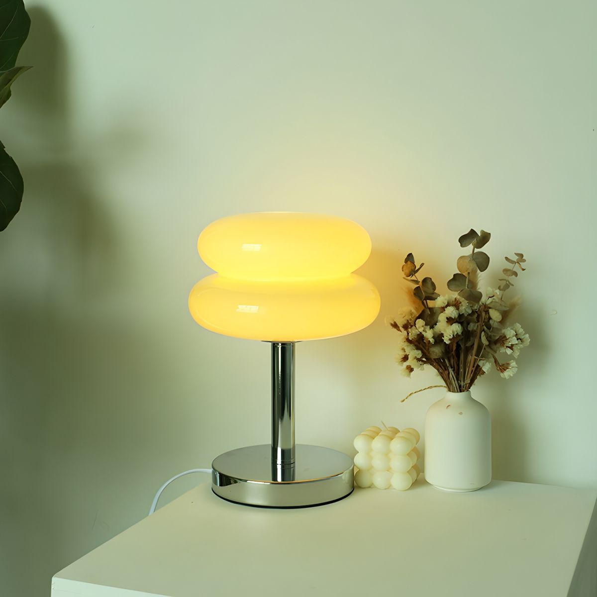 Modern Nordic Table Lamp with Glass Dome | Lumenza