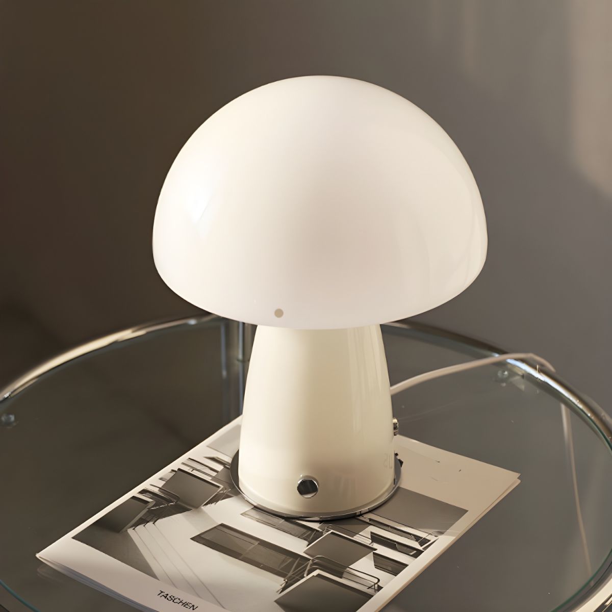 Modern Nordic Table Lamp with Glass Shade | Casilu