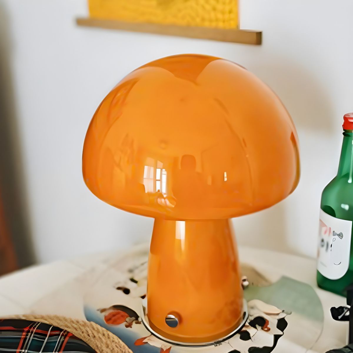 Modern Nordic Table Lamp with Glass Shade | Casilu