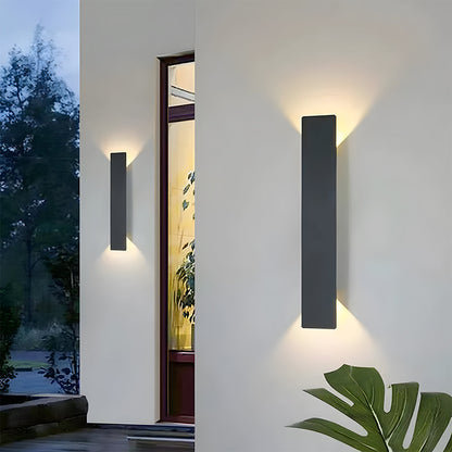 Modern Outdoor LED Aluminum Wall Light Fixture | Elvirox