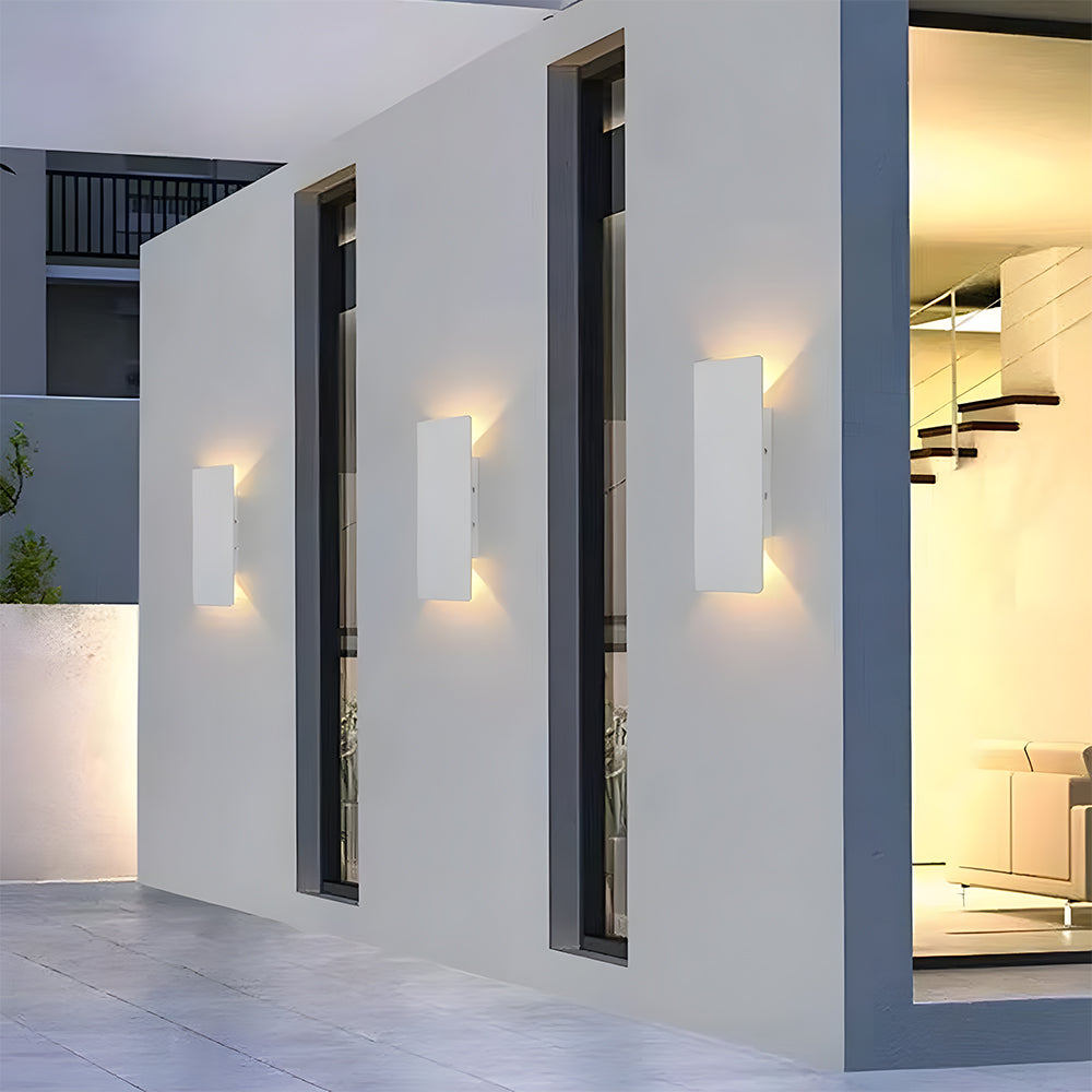 Modern Outdoor LED Aluminum Wall Light Fixture | Elvirox