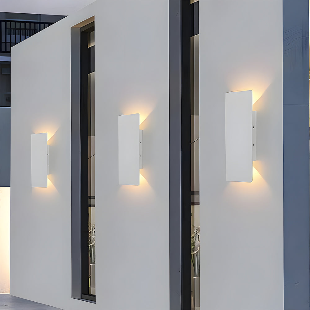 Modern Outdoor LED Aluminum Wall Light Fixture | Elvirox