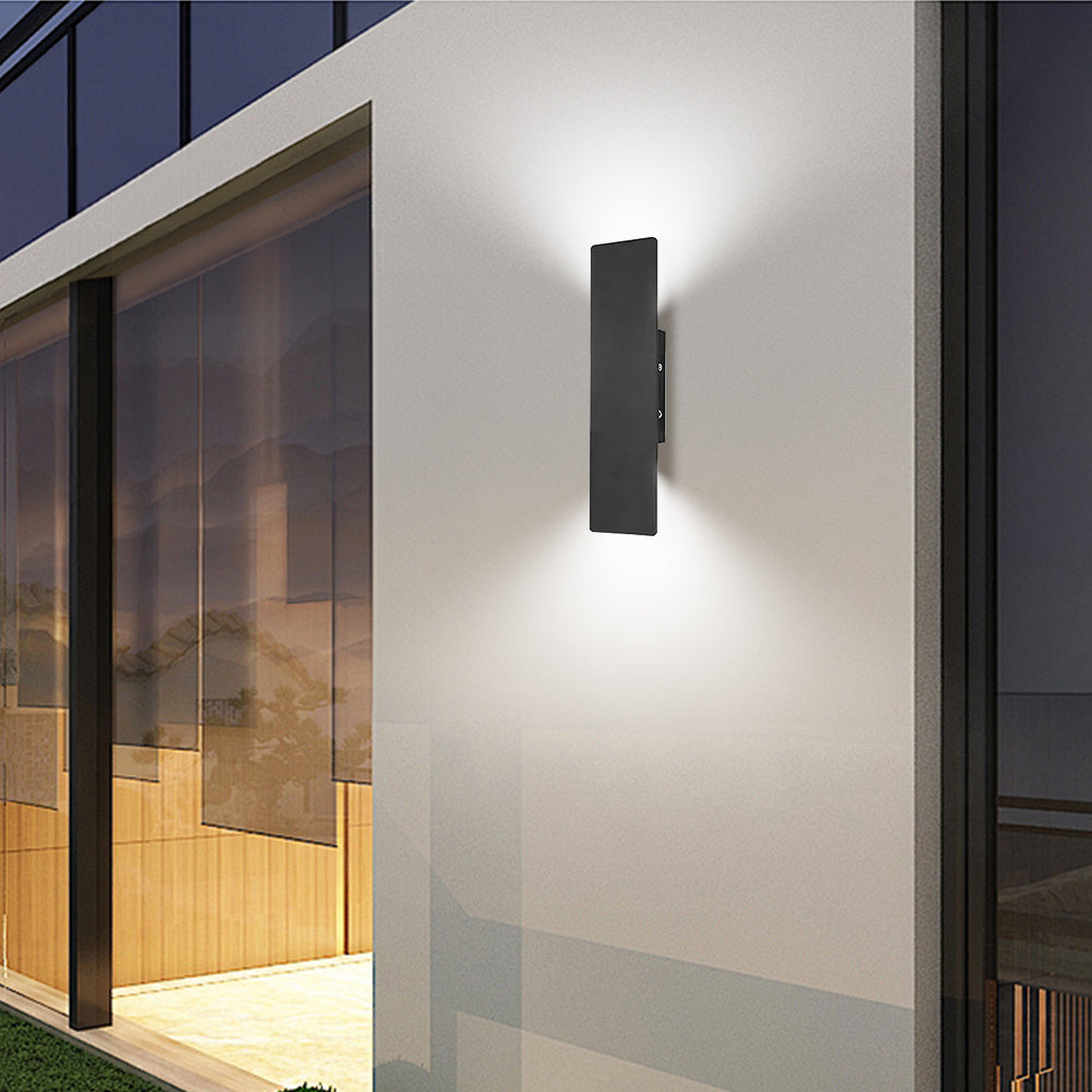 Modern Outdoor LED Aluminum Wall Light Fixture | Elvirox