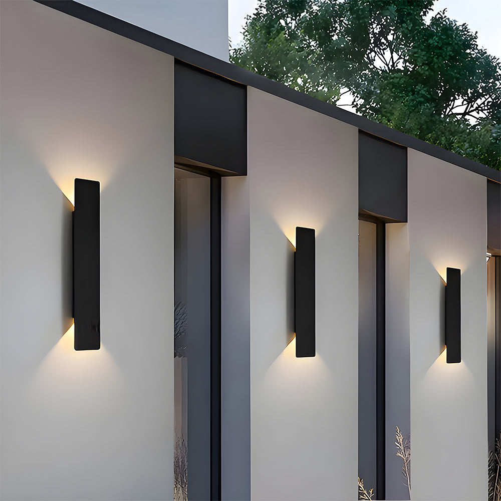 Modern Outdoor LED Aluminum Wall Light Fixture | Elvirox