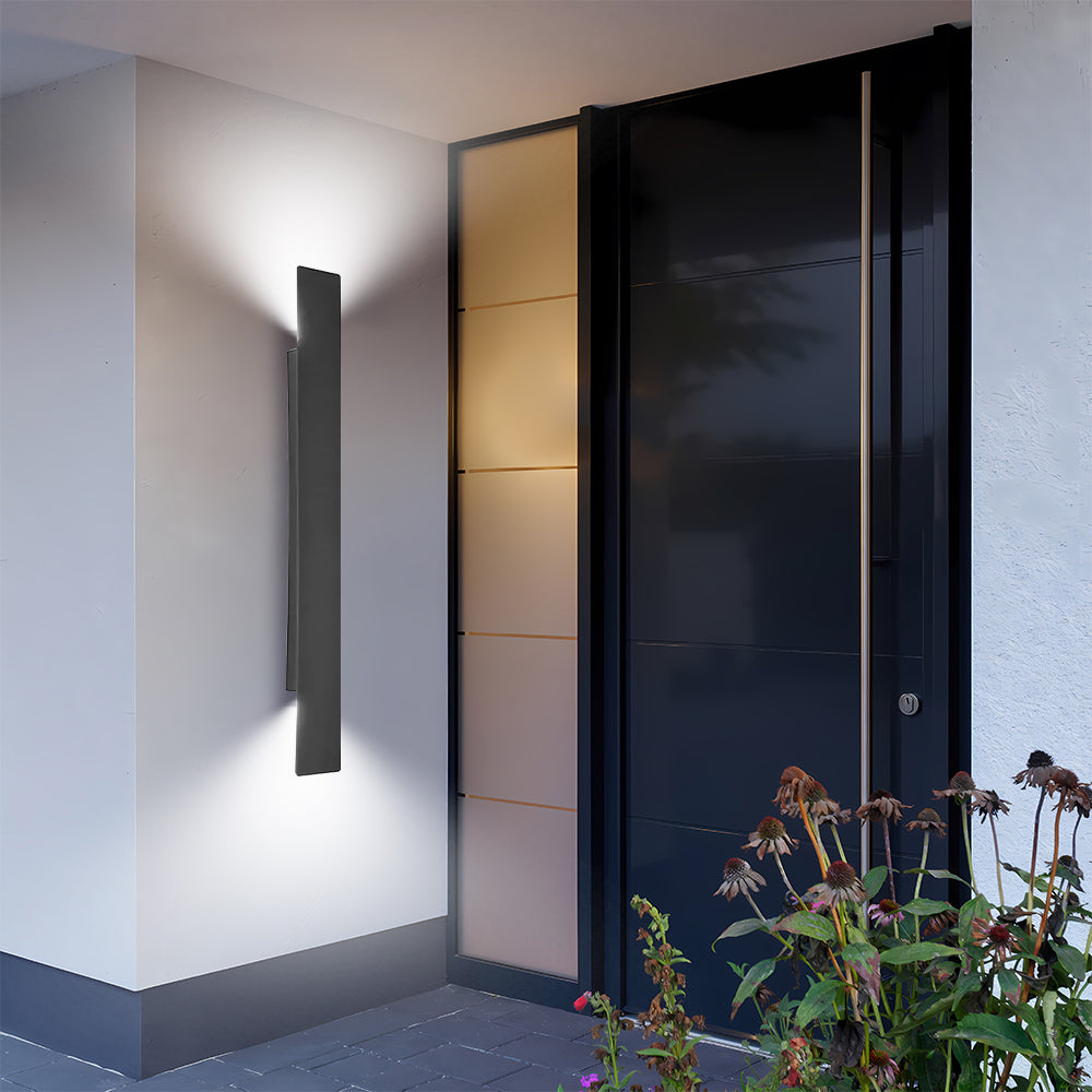 Modern Outdoor LED Aluminum Wall Light Fixture | Elvirox