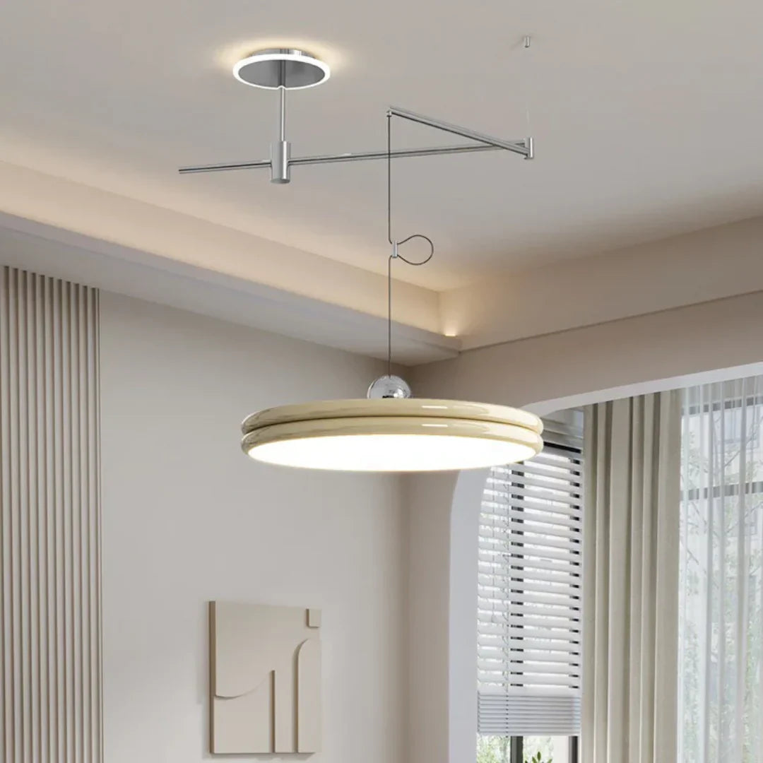 Modern Pendant Light with Adjustable Arms Interior | Selene