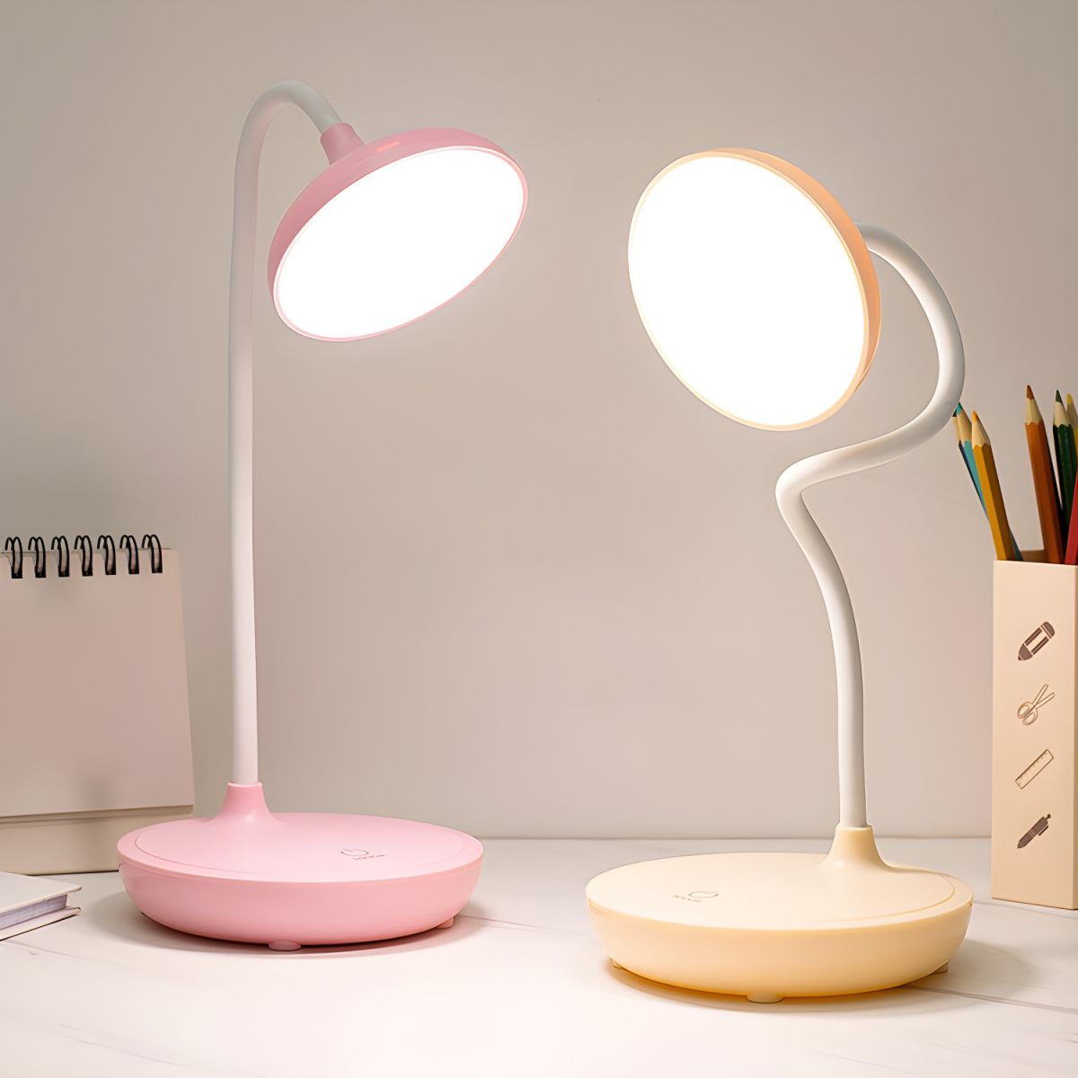 Modern Rechargeable Touch Control LED Table Lamp | Lumera
