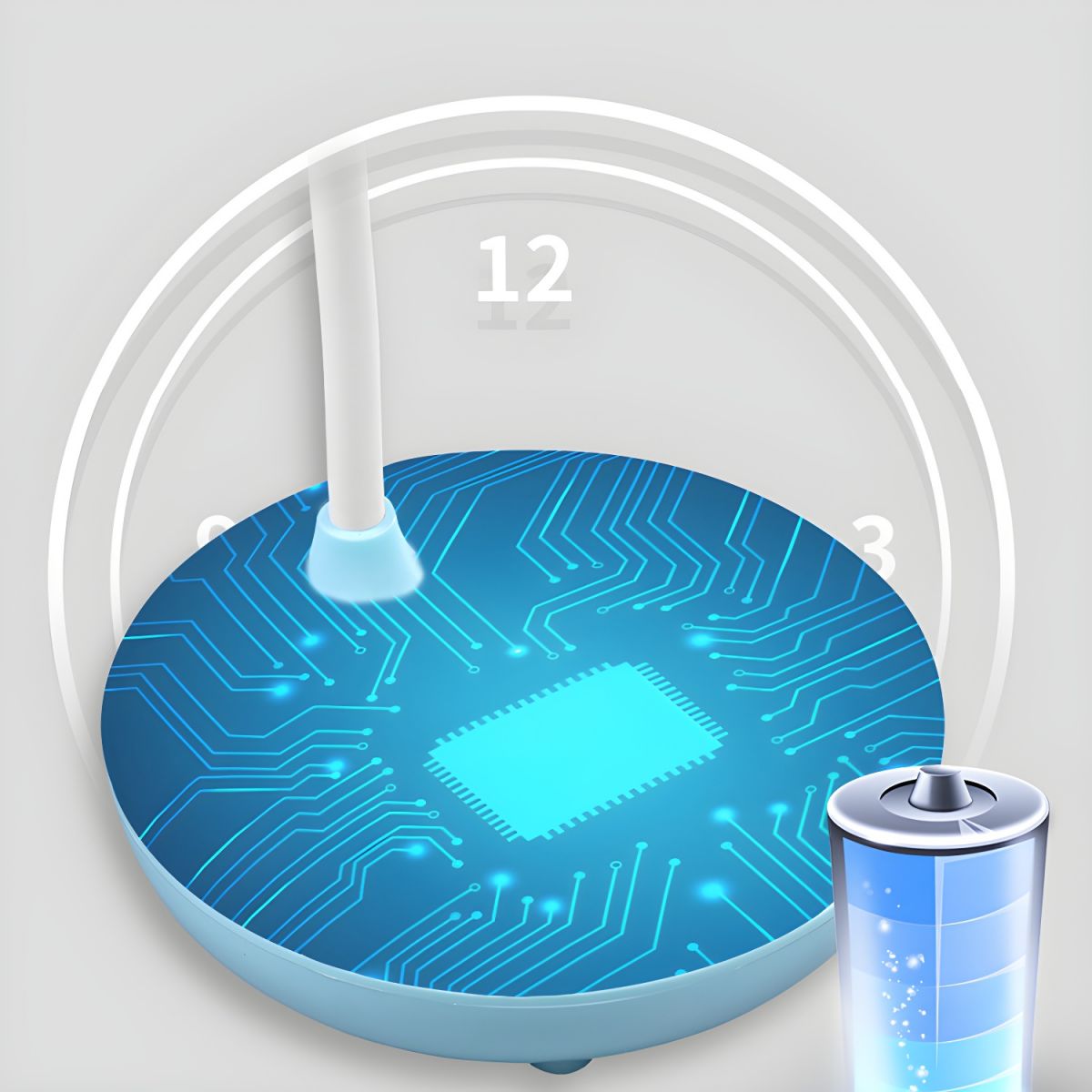 Modern Rechargeable Touch Control LED Table Lamp | Lumera