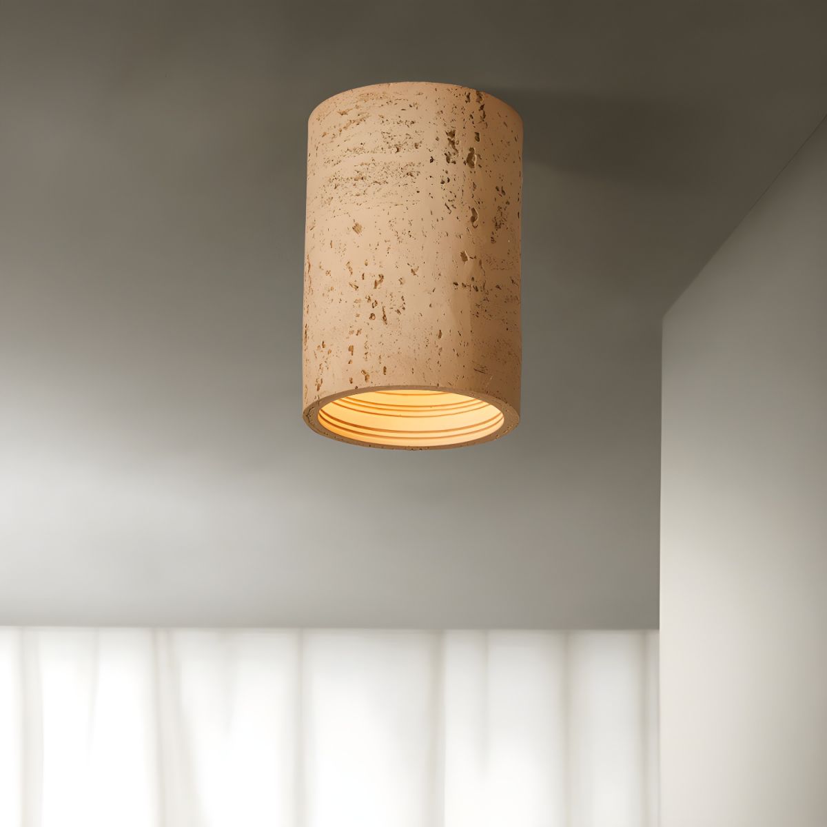 Modern Resin Nordic Ceiling Light Fixture | Lunser