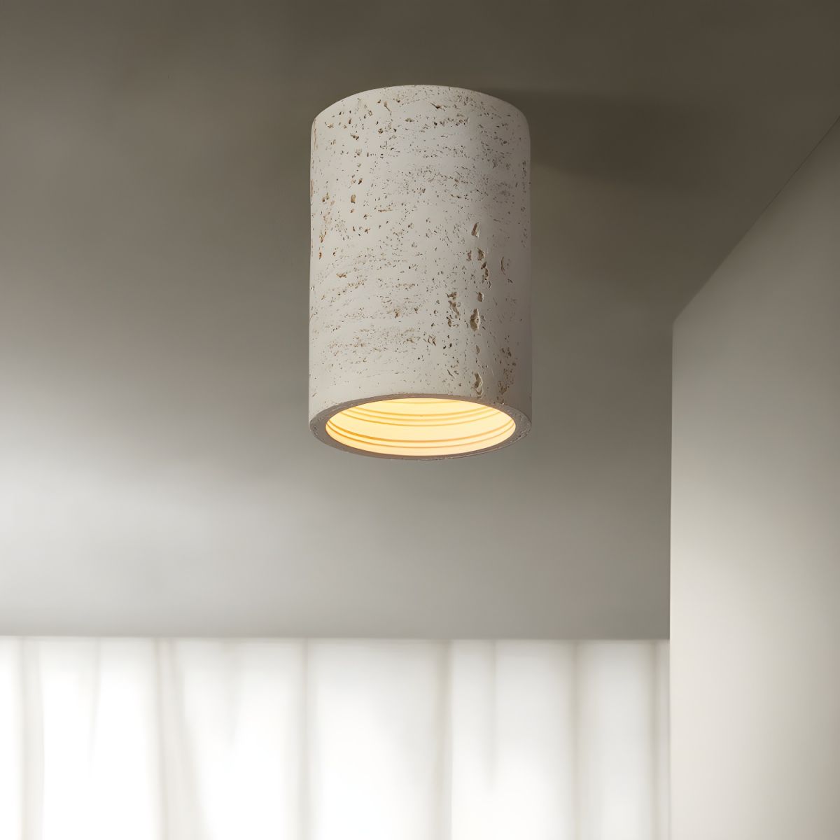 Modern Resin Nordic Ceiling Light Fixture | Lunser