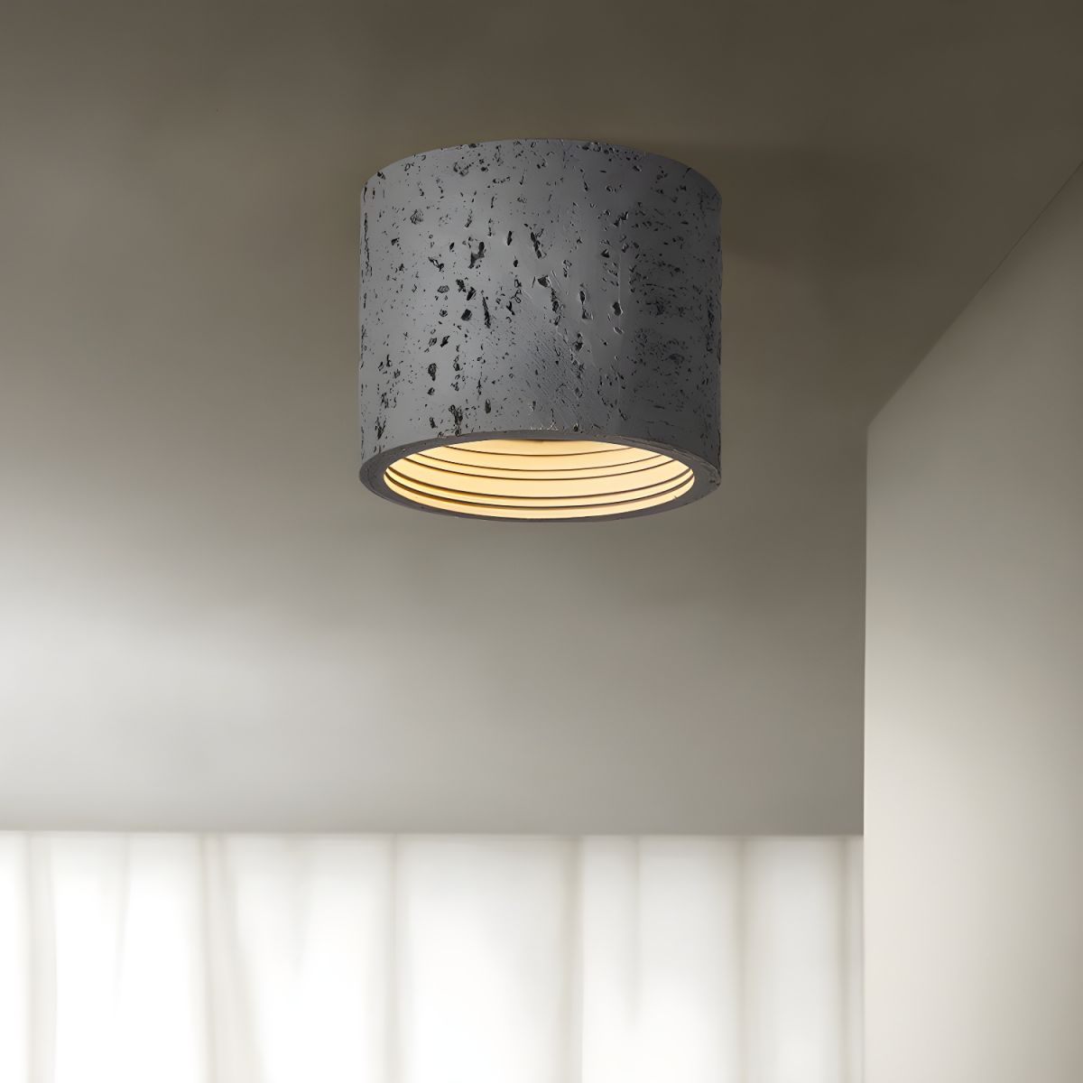 Modern Resin Nordic Ceiling Light Fixture | Lunser