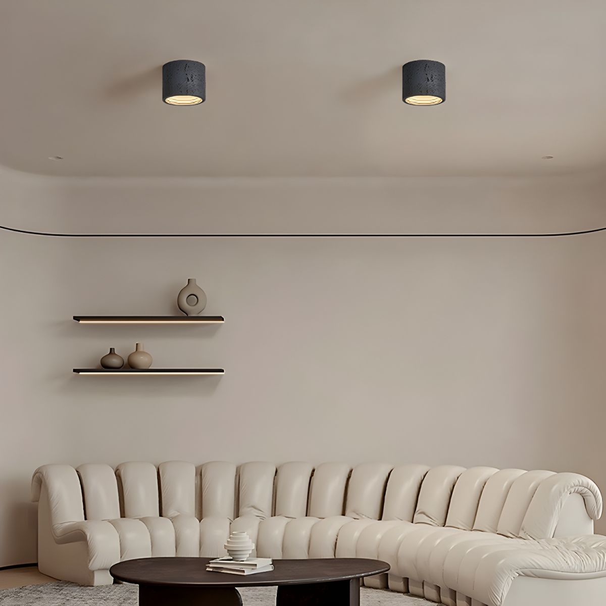 Modern Resin Nordic Ceiling Light Fixture | Lunser