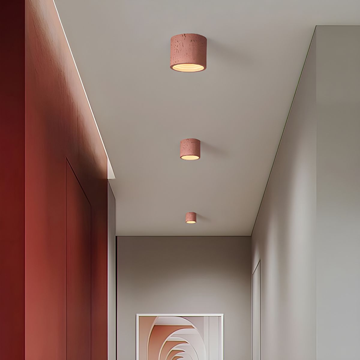 Modern Resin Nordic Ceiling Light Fixture | Lunser
