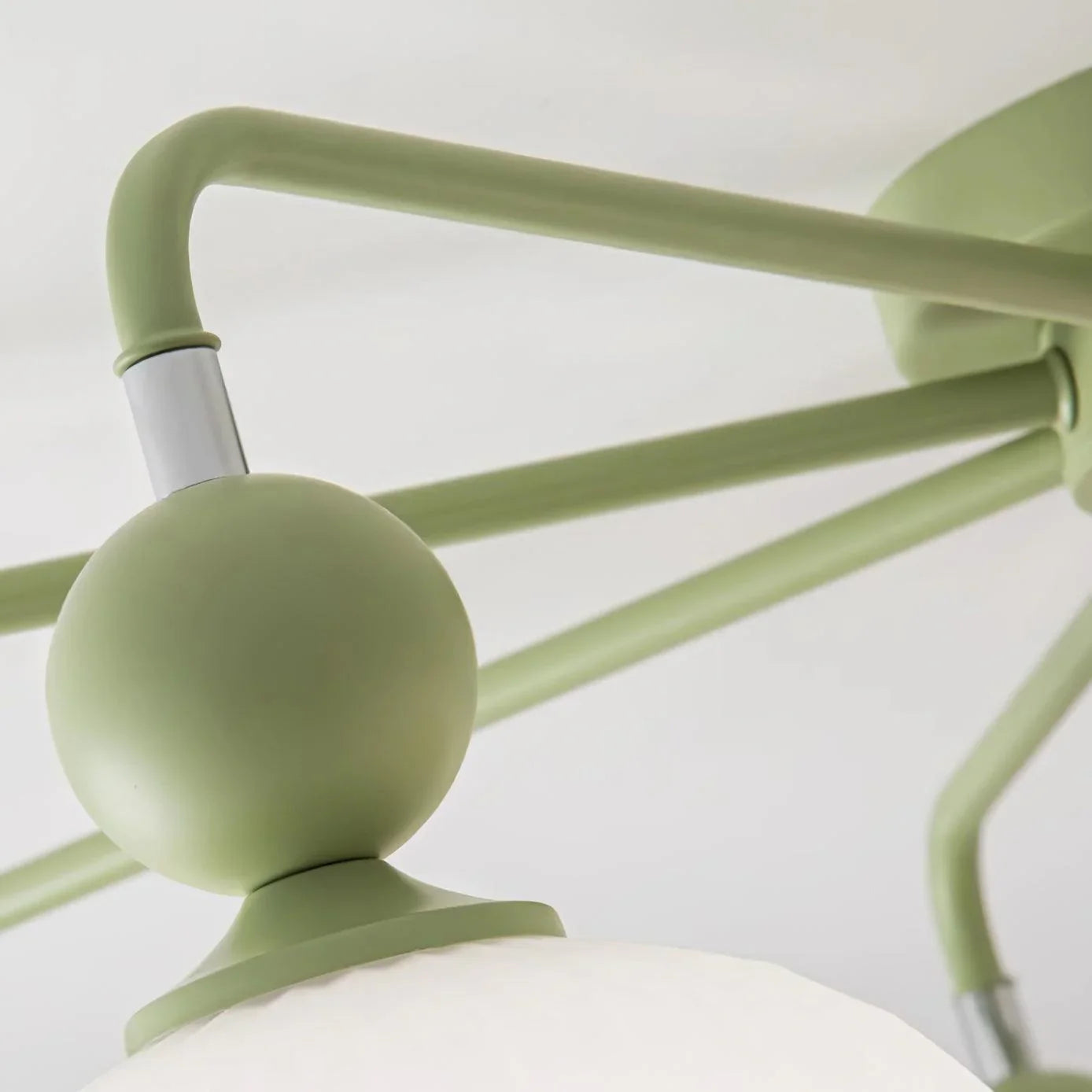 Modern Ribbed Glass Ceiling Light Fixture | Lumvir