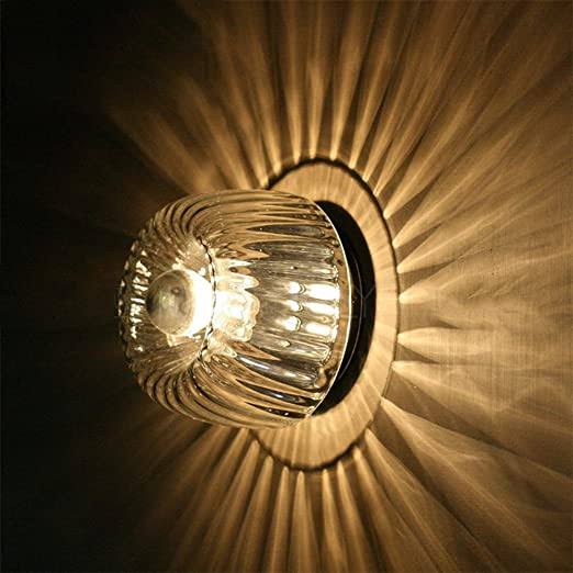 Modern Rippled Glass Flush Ceiling Light | Lamirad