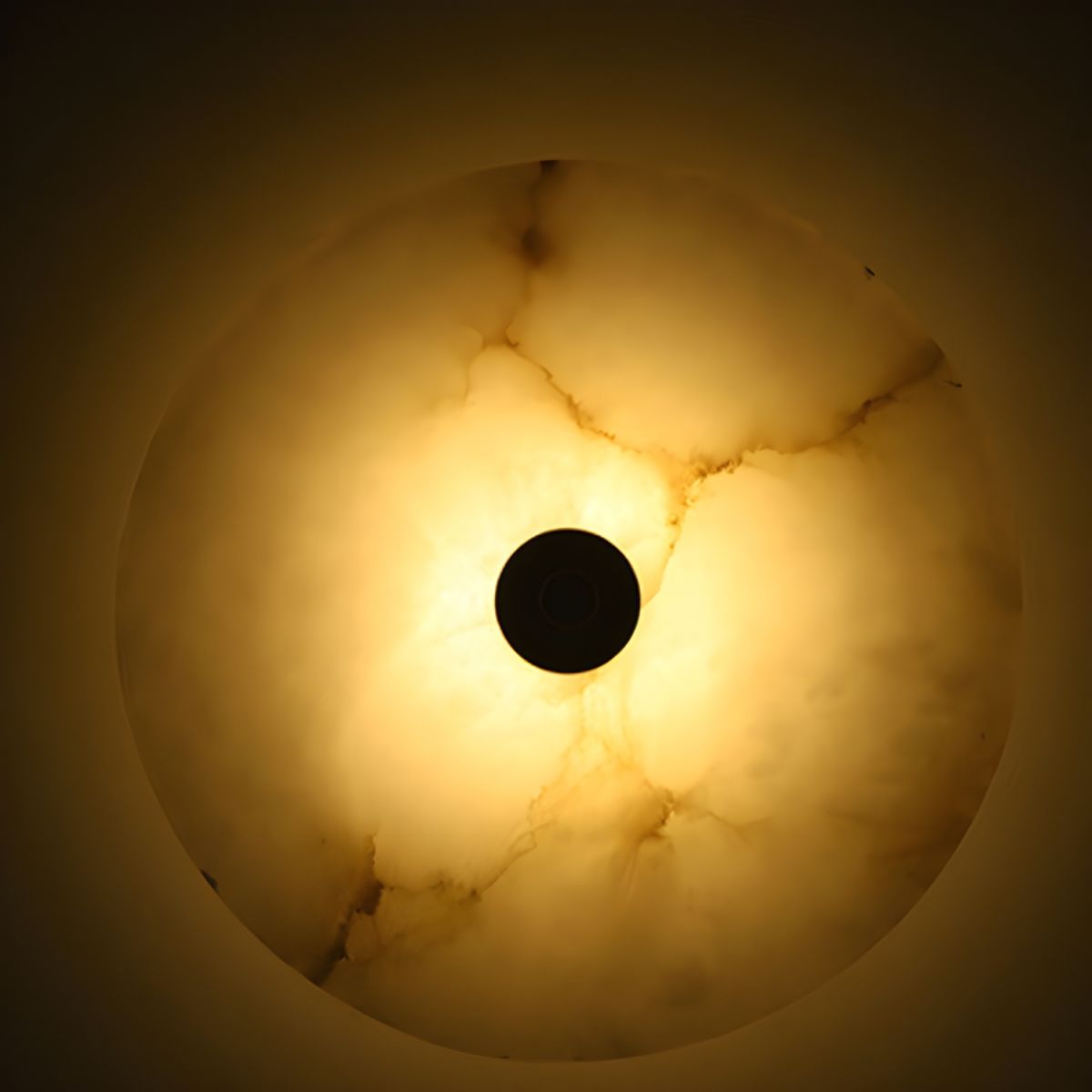 Modern Round Marble Alabaster Wall Light Design | Albaro