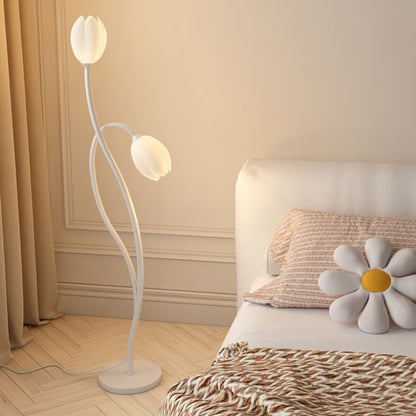 Modern Sculptural Metal Flower Floor Lamp Design | Kelvino