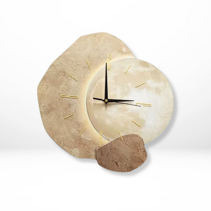 Modern Silent Quartz Wall Clock with Soft Backlight | Sarvora