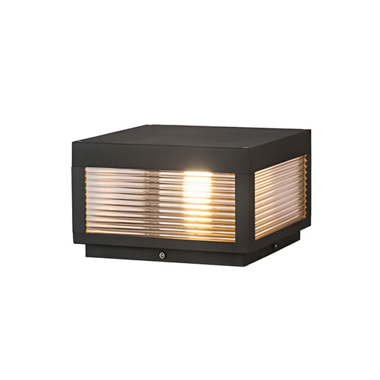 Modern Square Metal Outdoor Waterproof Light Fixture | Perqis