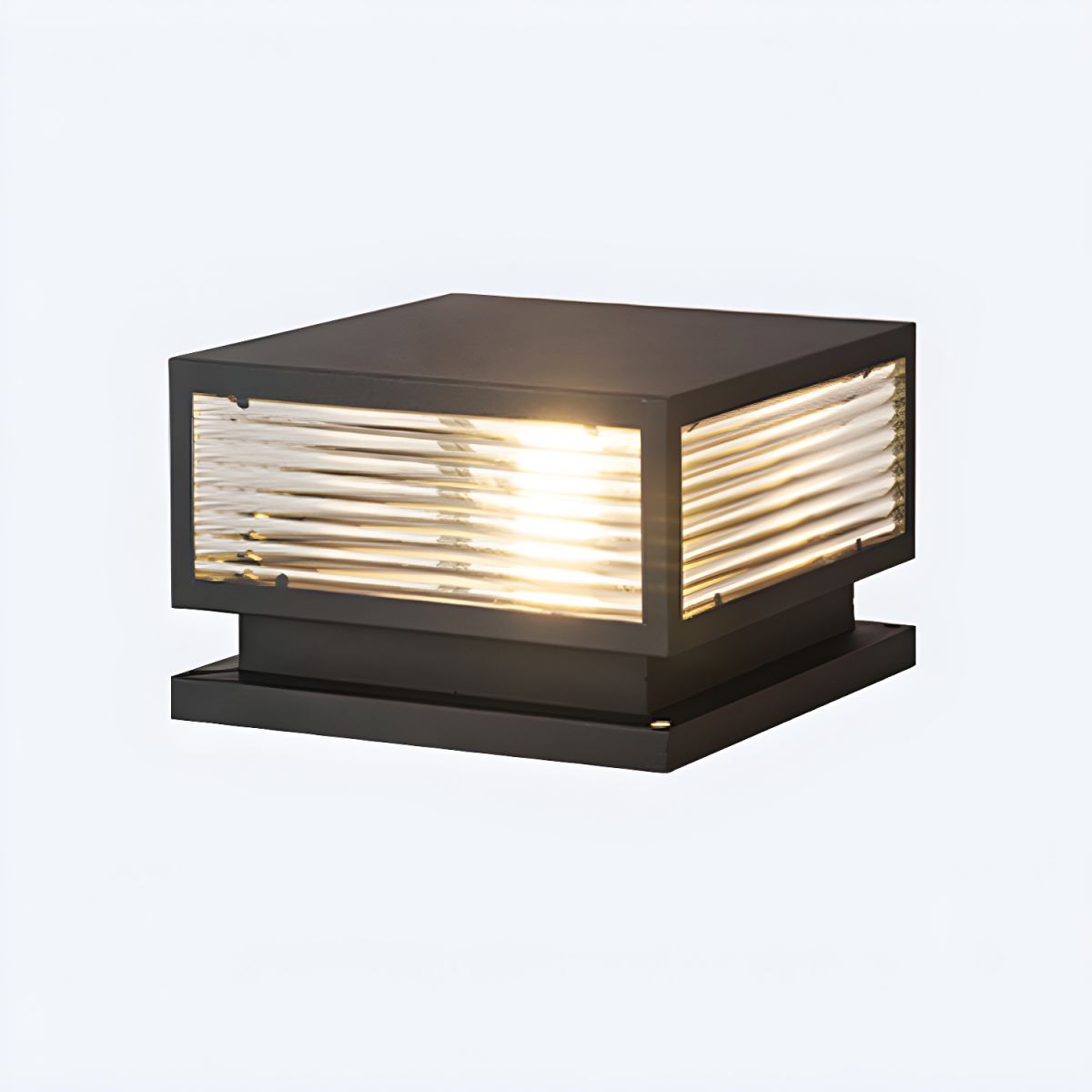 Modern Square Metal Outdoor Waterproof Light Fixture | Perqis