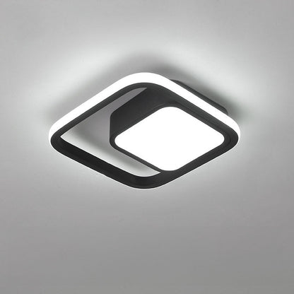 Modern Square Ring LED Ceiling Light Fixture | Solion