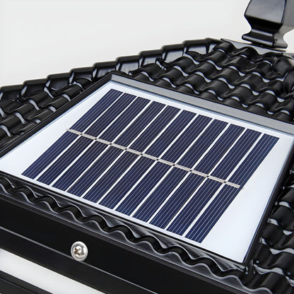Modern Square Solar Metal Outdoor Light Fixture | Fenlora