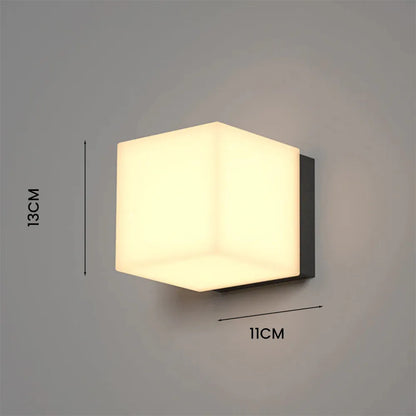 Modern Square Stainless Steel Indoor Outdoor Wall Light | Telvrix