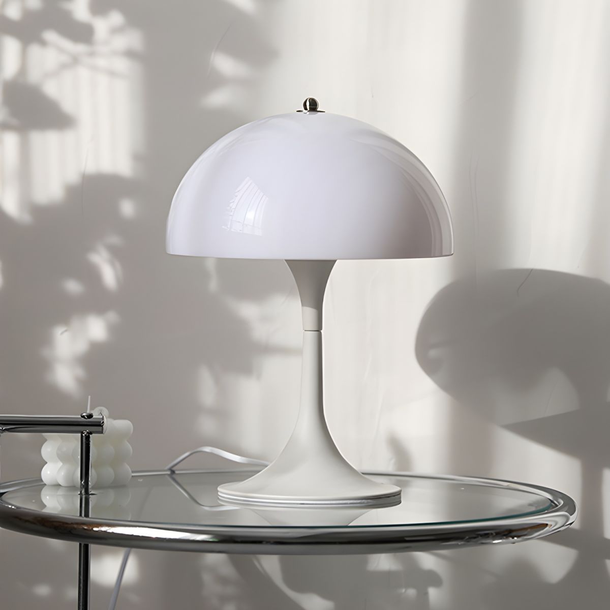 Modern Table Lamp with Acrylic Dome Shade | Arkido