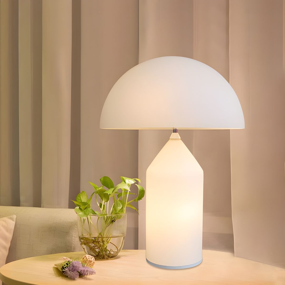Modern Table Lamp with Acrylic Shade | Nordiq