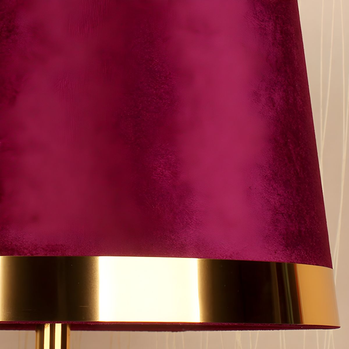 Modern Table Lamp with Ceramic Base Cone Shade | Luvian