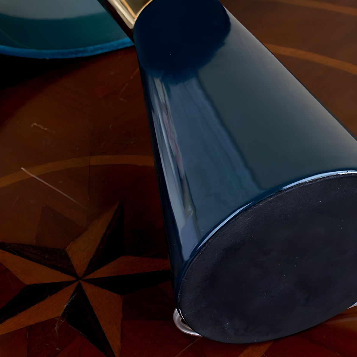 Modern Table Lamp with Ceramic Base Cone Shade | Luvian